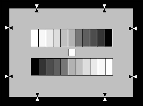 NHK 11阶灰阶测试卡测试饱和度
