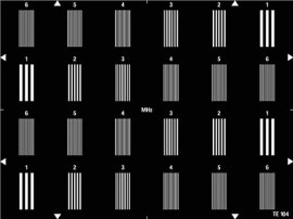 多波群测试图卡1-6MHz(negative)